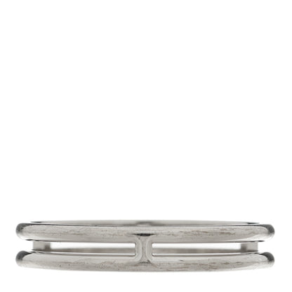 Hermes 18K White Gold Ariane Wedding Band Ring 58 8.5 1 of 6