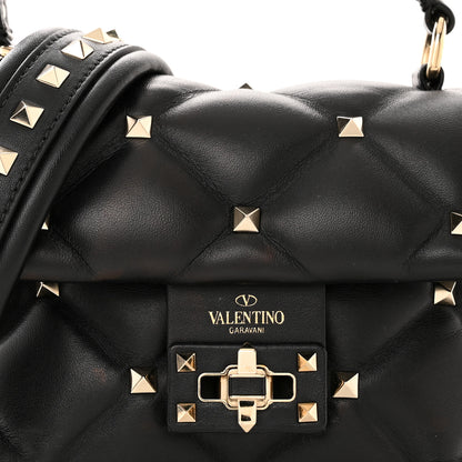 Valentino Garavani Nappa Mini Candystud Top Handle Bag Black 7 of 9