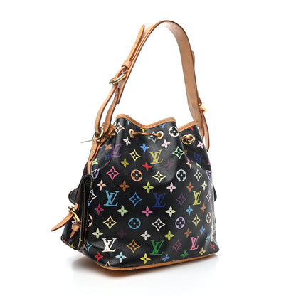 Louis Vuitton Monogram Multicolor Petit Noe Black 2 of 4