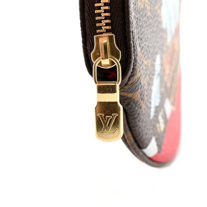 Louis Vuitton Monogram 2017 Christmas Animation Round Coin Purse 8 of 8
