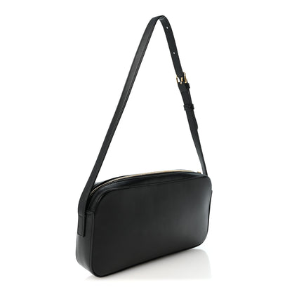 Celine Smooth Calfskin Cuir Triomphe Camera Shoulder Bag Black 3 of 10