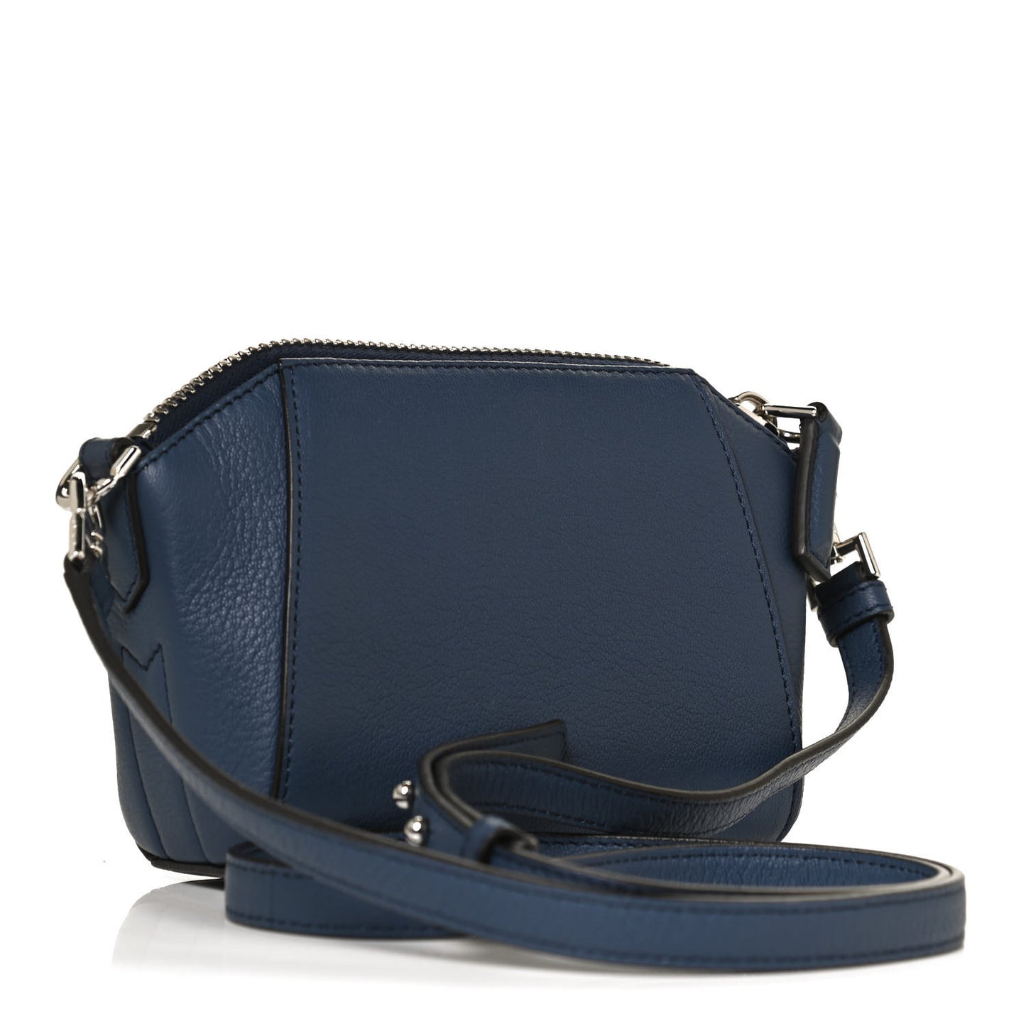 Sugar Goatskin Nano Antigona Midnight Blue