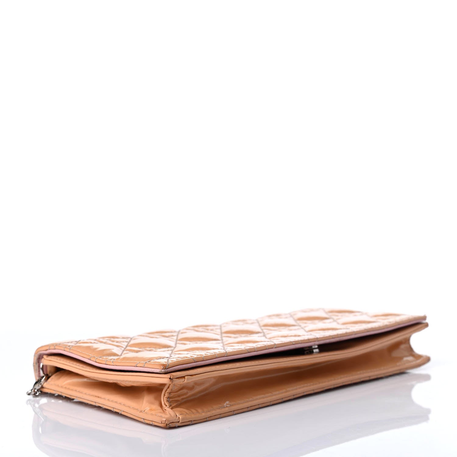 Christian Dior Patent Cannage Lady Dior Convertible Clutch Pink 3 of 4