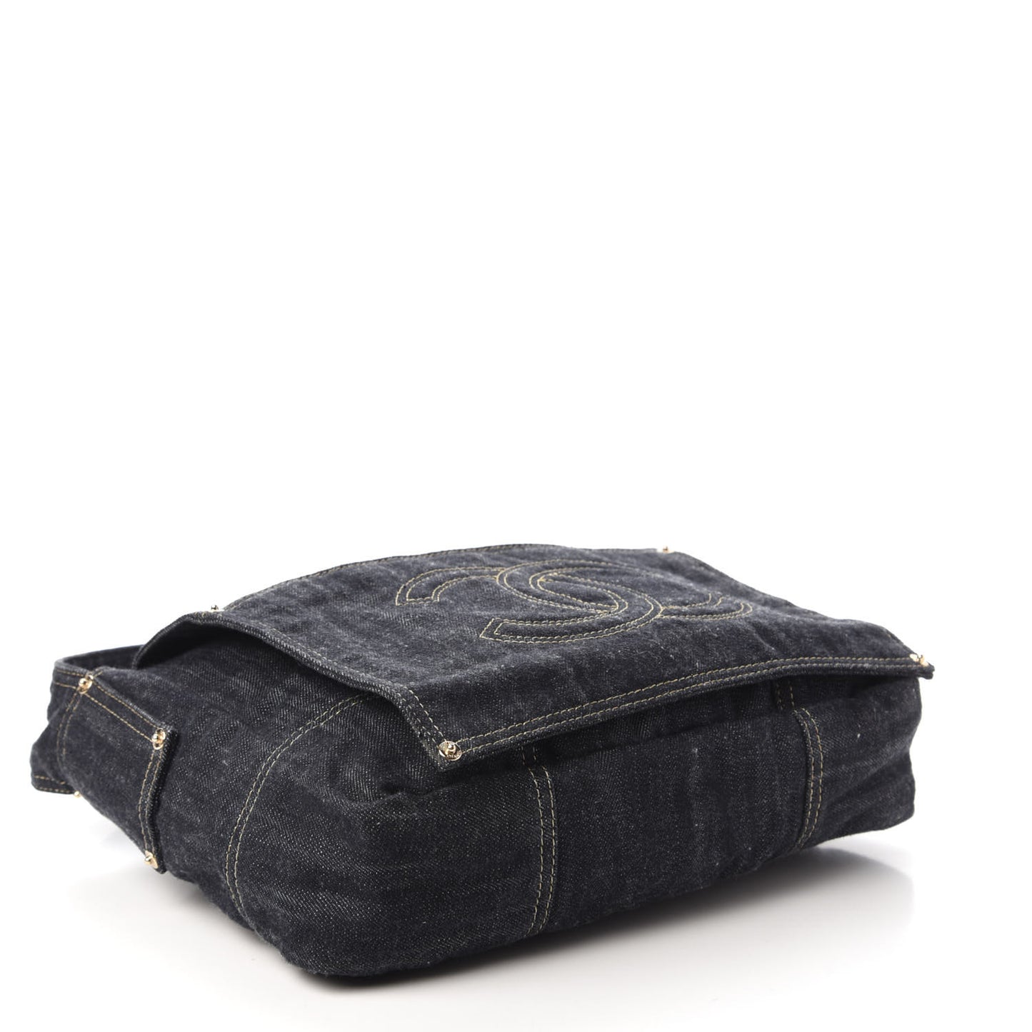 Denim CC Messenger Bag Blue