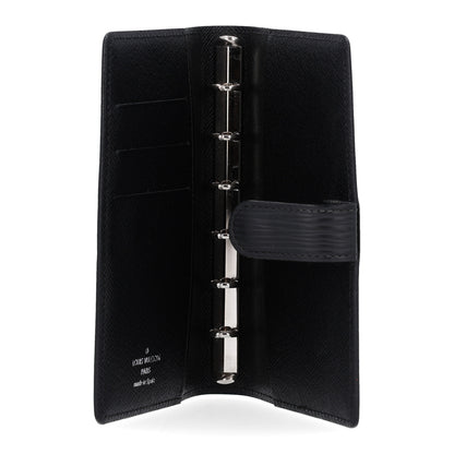 Louis Vuitton Epi Small Ring Agenda Cover Black 5 of 7