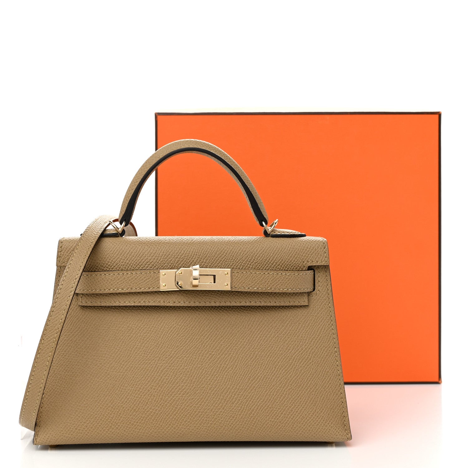 Hermes Epsom Mini Kelly Sellier 20 Poussiere 13 of 13