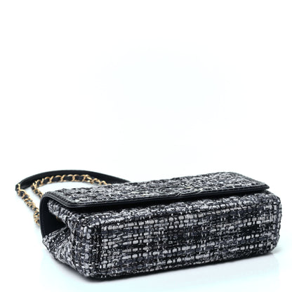 Chanel Tweed Snakeskin Quilted Medium CC Filigree Flap Multicolor 3 of 4