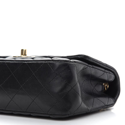 Chanel Lambskin Quilted Mini Rectangular Flap Black 9 of 10