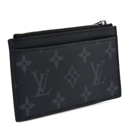 Louis Vuitton Monogram Eclipse Taiga Coin Card Holder 3 of 6