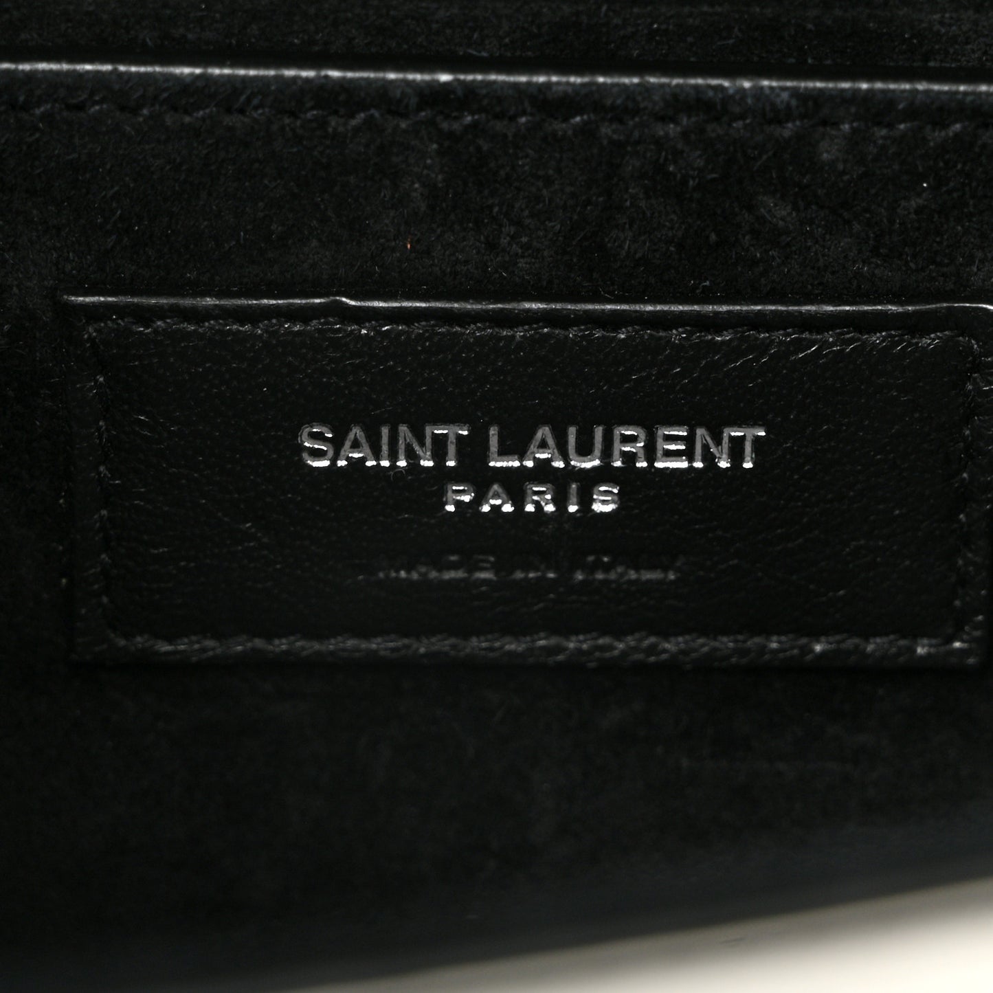 Vinyl Mirror Small Classic Monogram Kate Satchel Argento