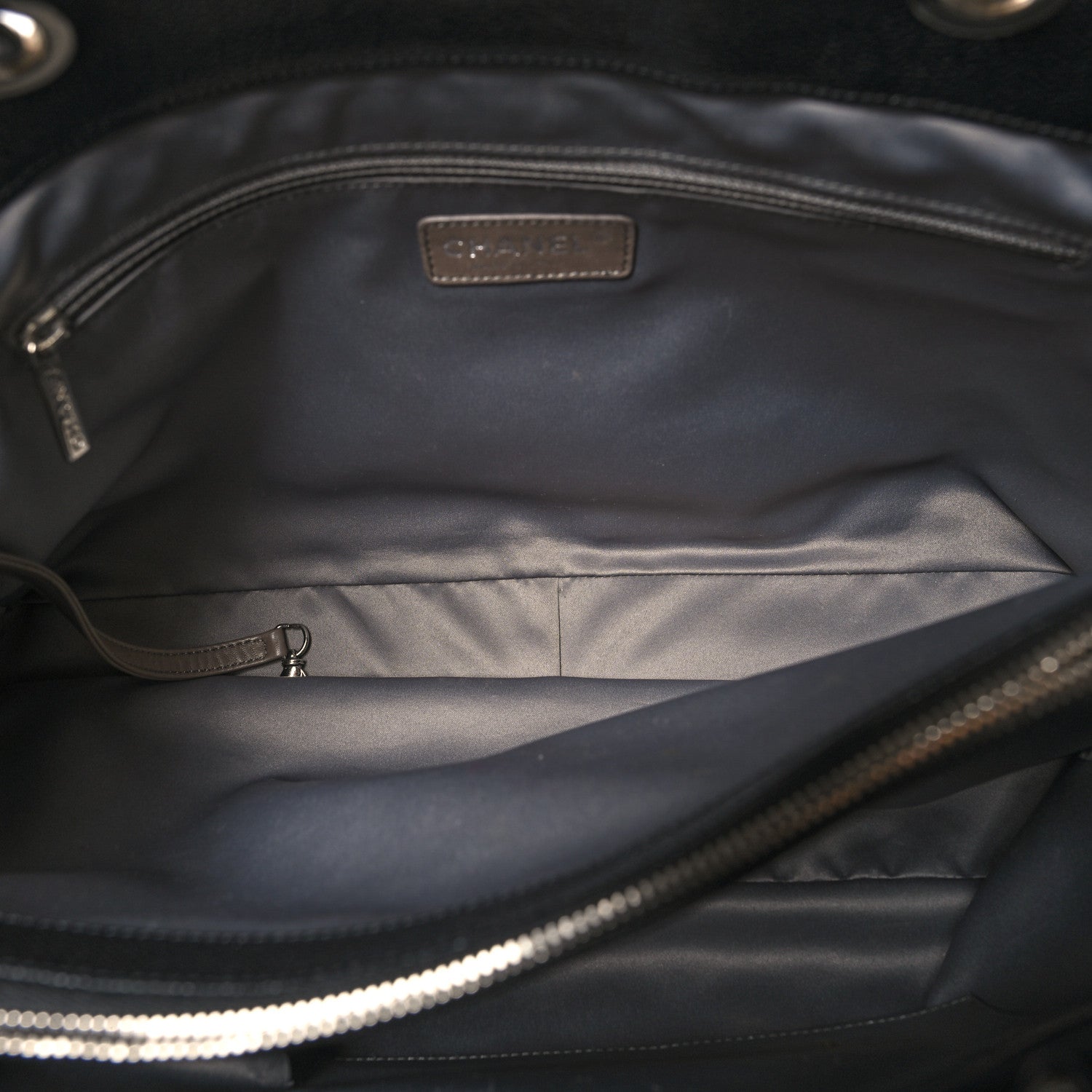 Chanel Caviar Quilted XL Grand Shopping Tote GST Black 5 of 11