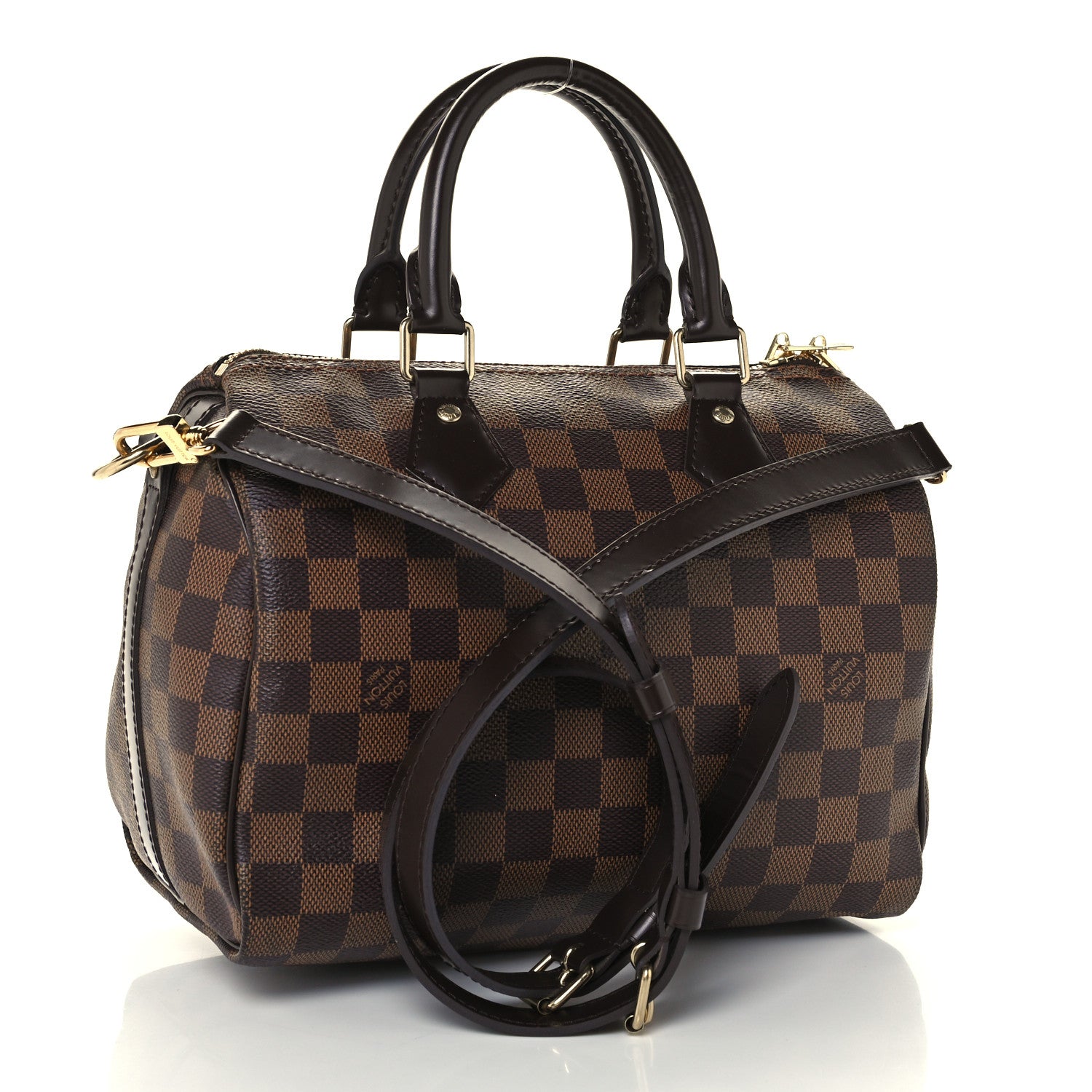 Louis Vuitton Damier Ebene Speedy Bandouliere 25 3 of 10