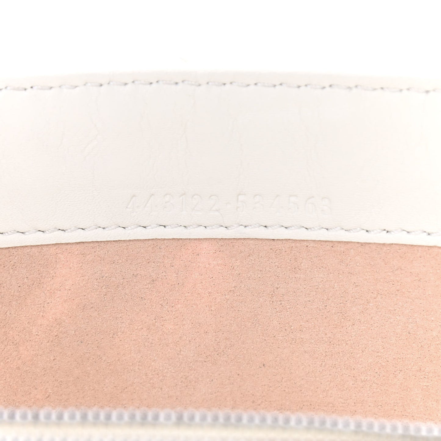 Calfskin Matelasse Mini GG Marmont Chain Wallet Mystic White