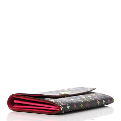 Louis Vuitton Monogram Multicolor Sarah Wallet Black Grenade 4 of 10
