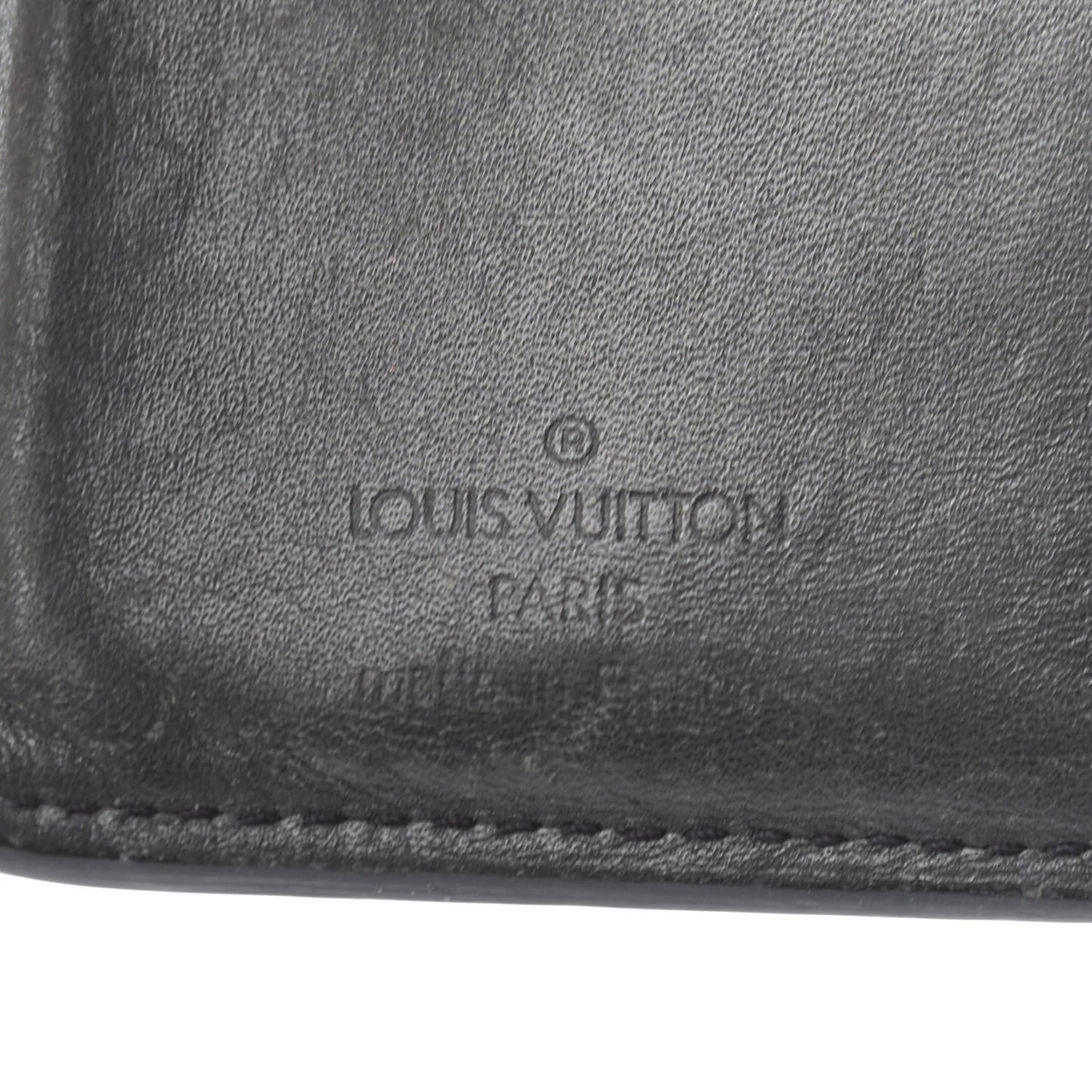 Vernis French Purse Wallet Gris Art Deco