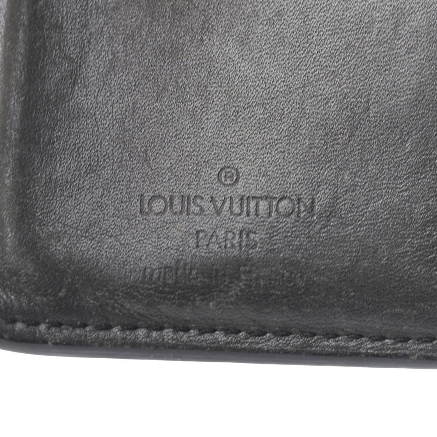 Louis Vuitton Vernis French Purse Wallet Gris Art Deco 5 of 6