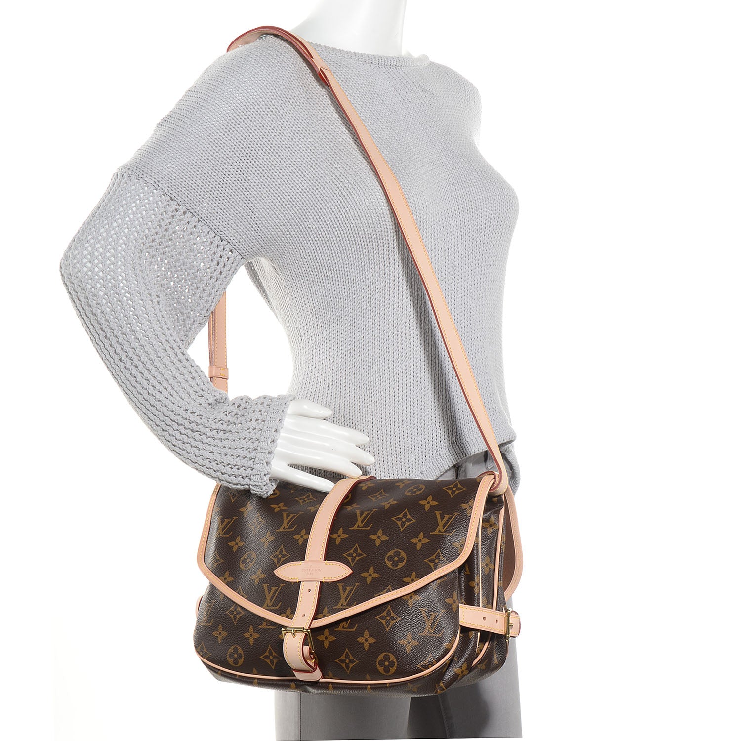 Louis Vuitton Monogram Saumur MM 2 of 7