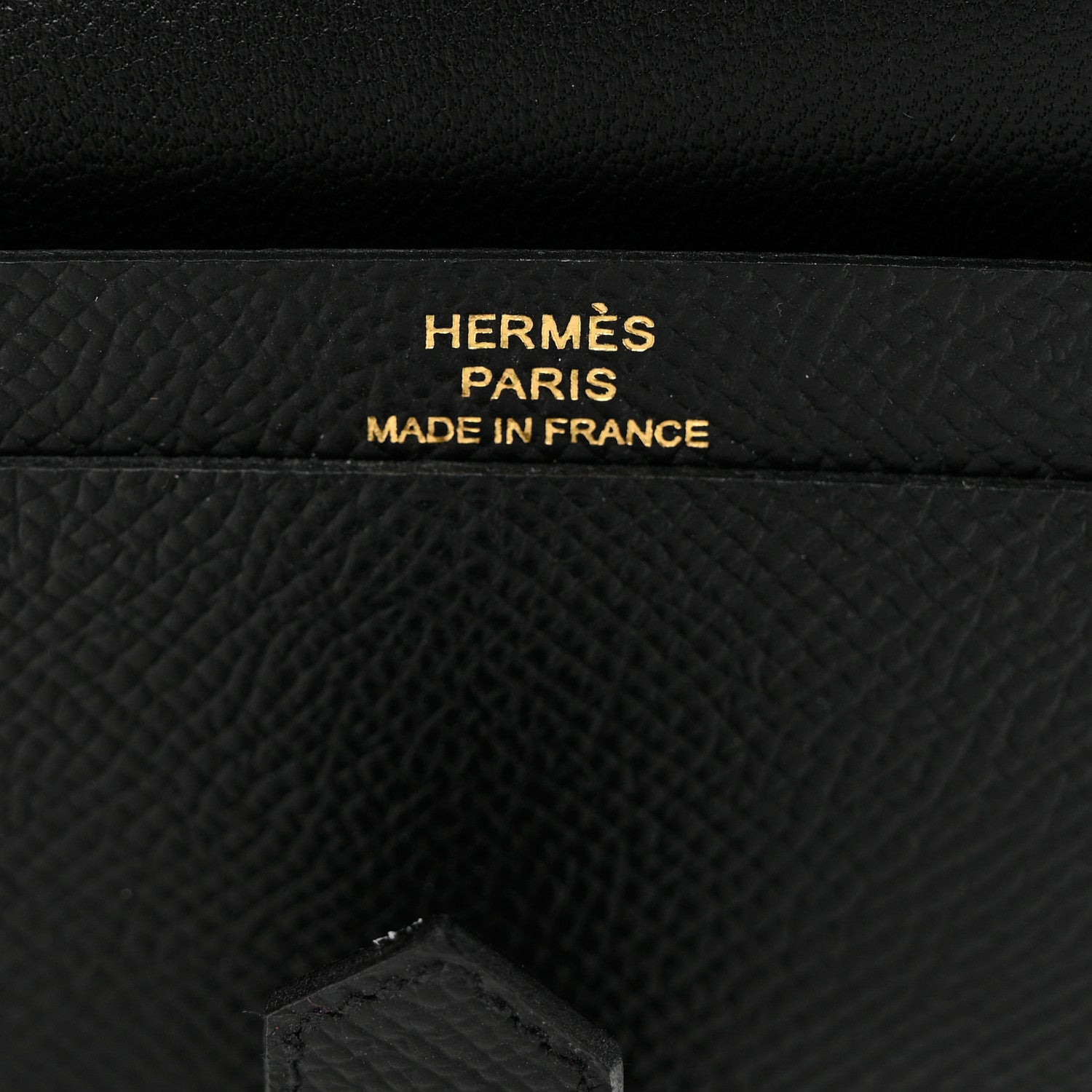 Hermes Epsom Bearn Card Holder Wallet Black 6 of 8