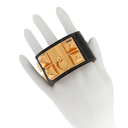 Hermes Shiny Alligator Collier de Chien CDC Bracelet S Ebene 2 of 6