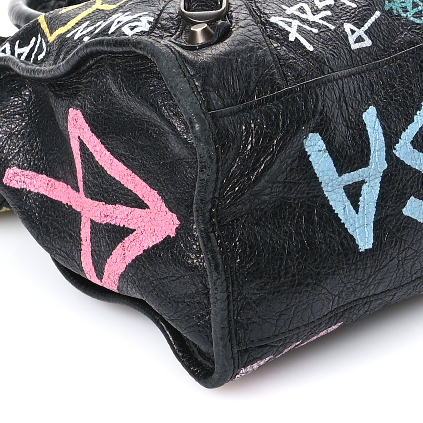 Agneau Graffiti All Over Classic Hardware City Black Multicolor