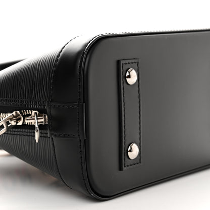 Louis Vuitton Epi Jacquard Alma BB Black 8 of 10