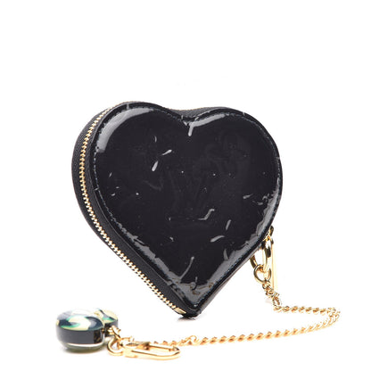 Louis Vuitton Vernis Coeur Heart Coin Purse Blue Infini 2 of 7