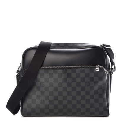 Louis Vuitton Damier Graphite Dayton Reporter MM 1 of 9