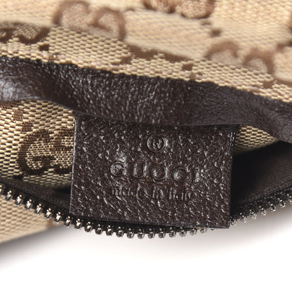 Gucci GG Monogram Double Pocket Belt Bag Dark Brown 6 of 11