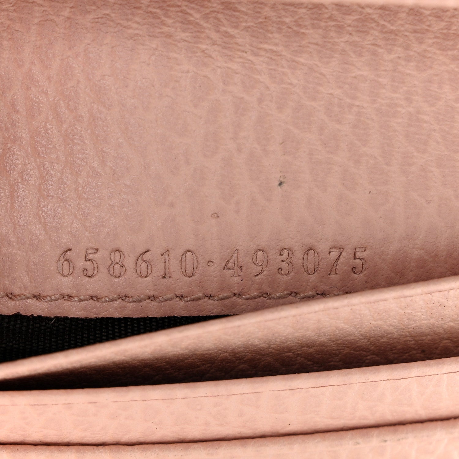 Gucci Dollar Calfskin GG Supreme Monogram GG Marmont Card Case Perfect Pink Beige Mystic White 7 of 7