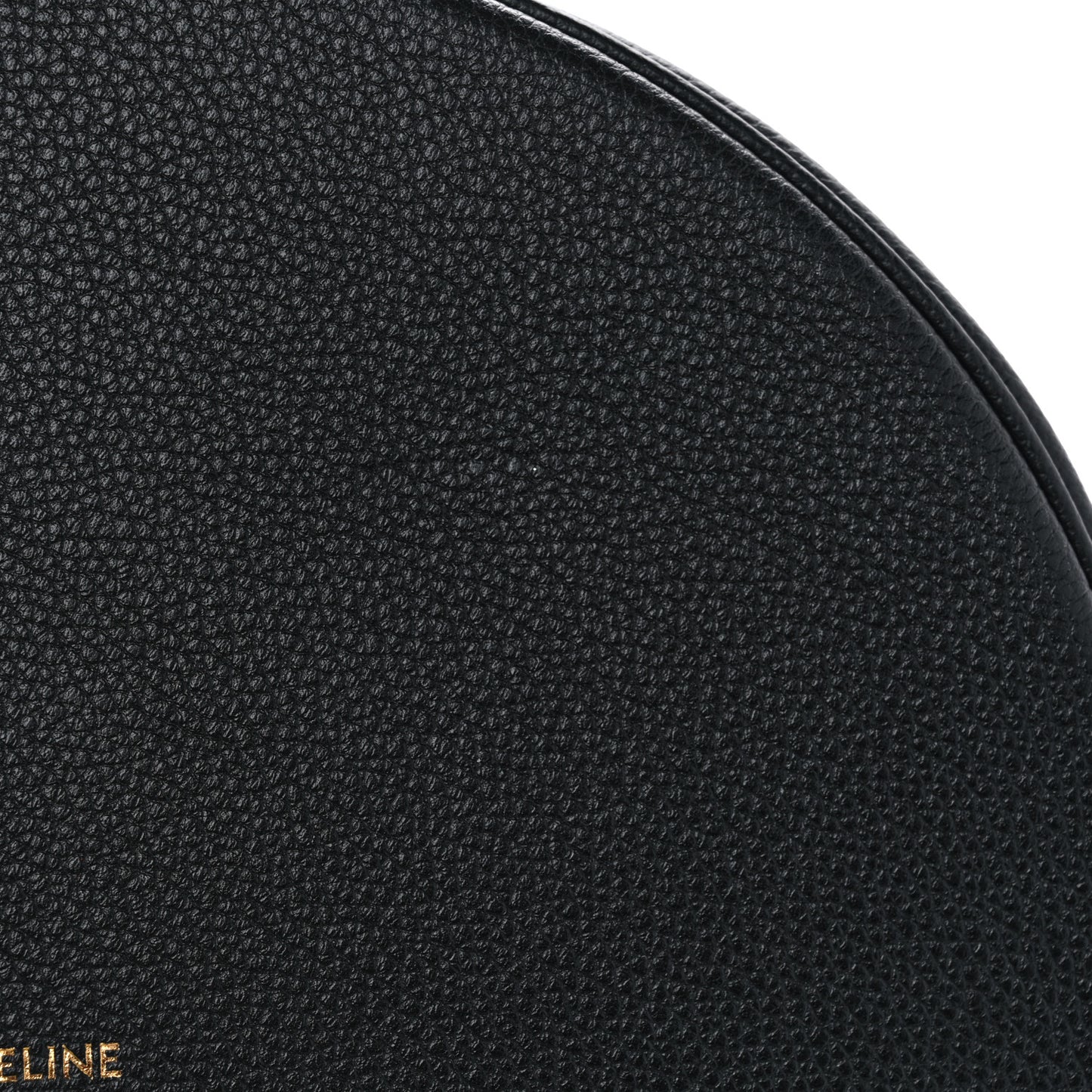 Supple Grained Calfskin Bucket 16 Bag Black