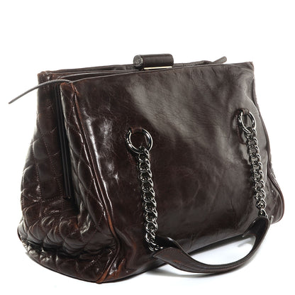 Chanel Calfskin Medium Perfect Day Tote Dark Brown 3 of 10