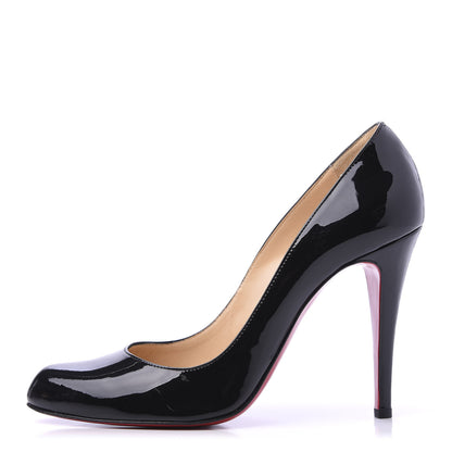Christian Louboutin Patent Decollete 868 100 Pumps 38.5 Black 1 of 8