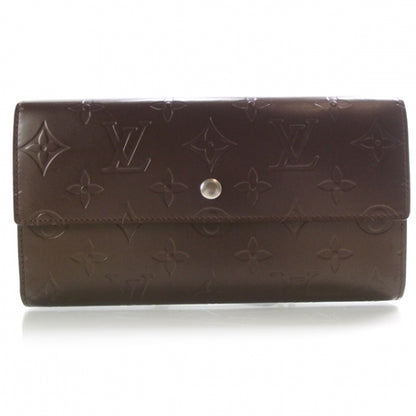 Louis Vuitton Mat Monogram Porte Tresor International Violet 1 of 8