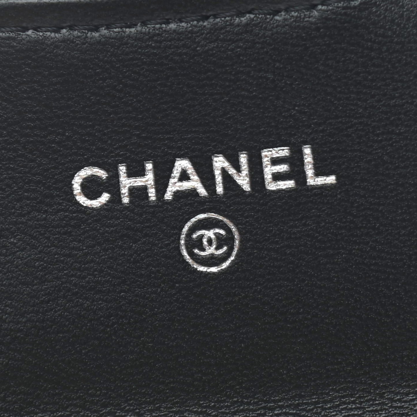 Lambskin Quilted Flap Card Holder Wallet So Black