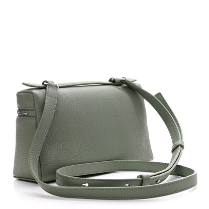 Loro Piana Grained Calfskin L19 Extra Pocket Pouch Sage Brush Leaves 3 of 10