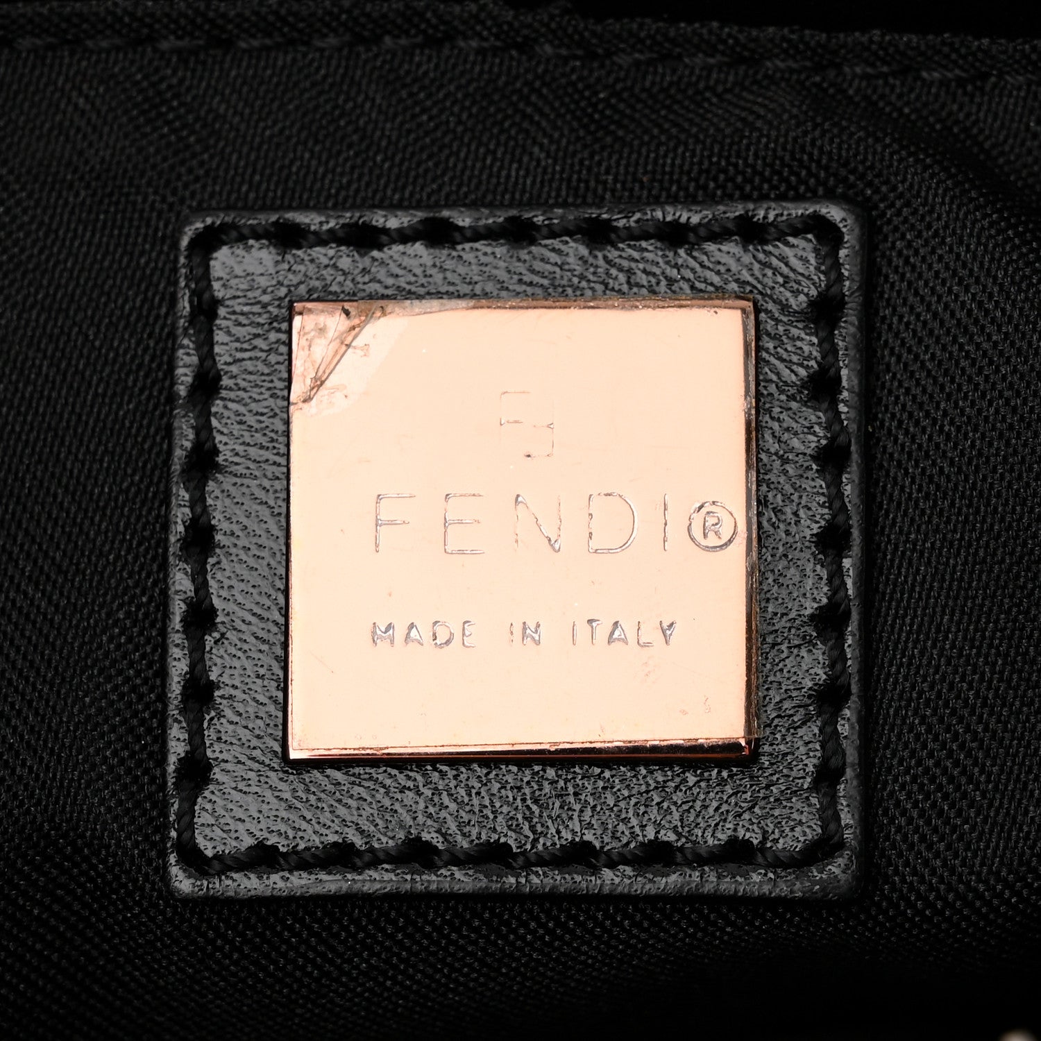Fendi Zucchino Pochette Tobacco Moro 6 of 9