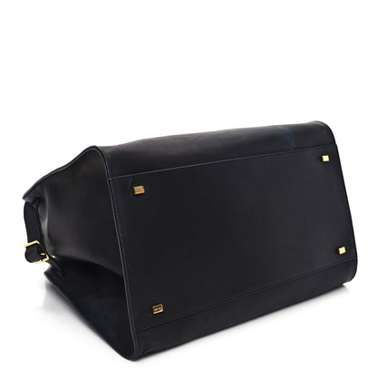 The Row Polished Saddle Calfskin Soft Margaux 15 Black 4 of 12