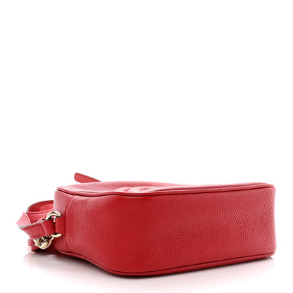 Gucci Pebbled Calfskin Small Soho Disco Bag Tabasco Red 4 of 10