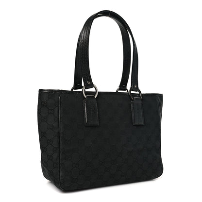 Gucci Monogram Medium Tote Black 3 of 10