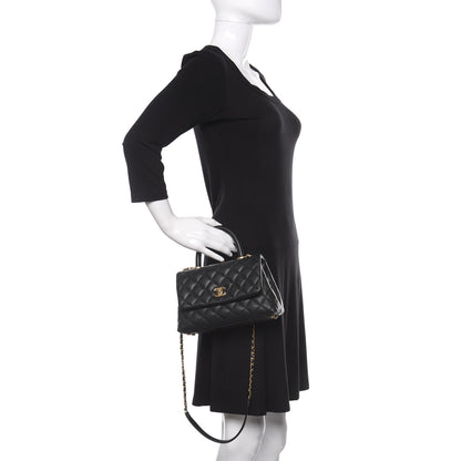Chanel Caviar Quilted Mini Coco Handle Flap Black 3 of 11