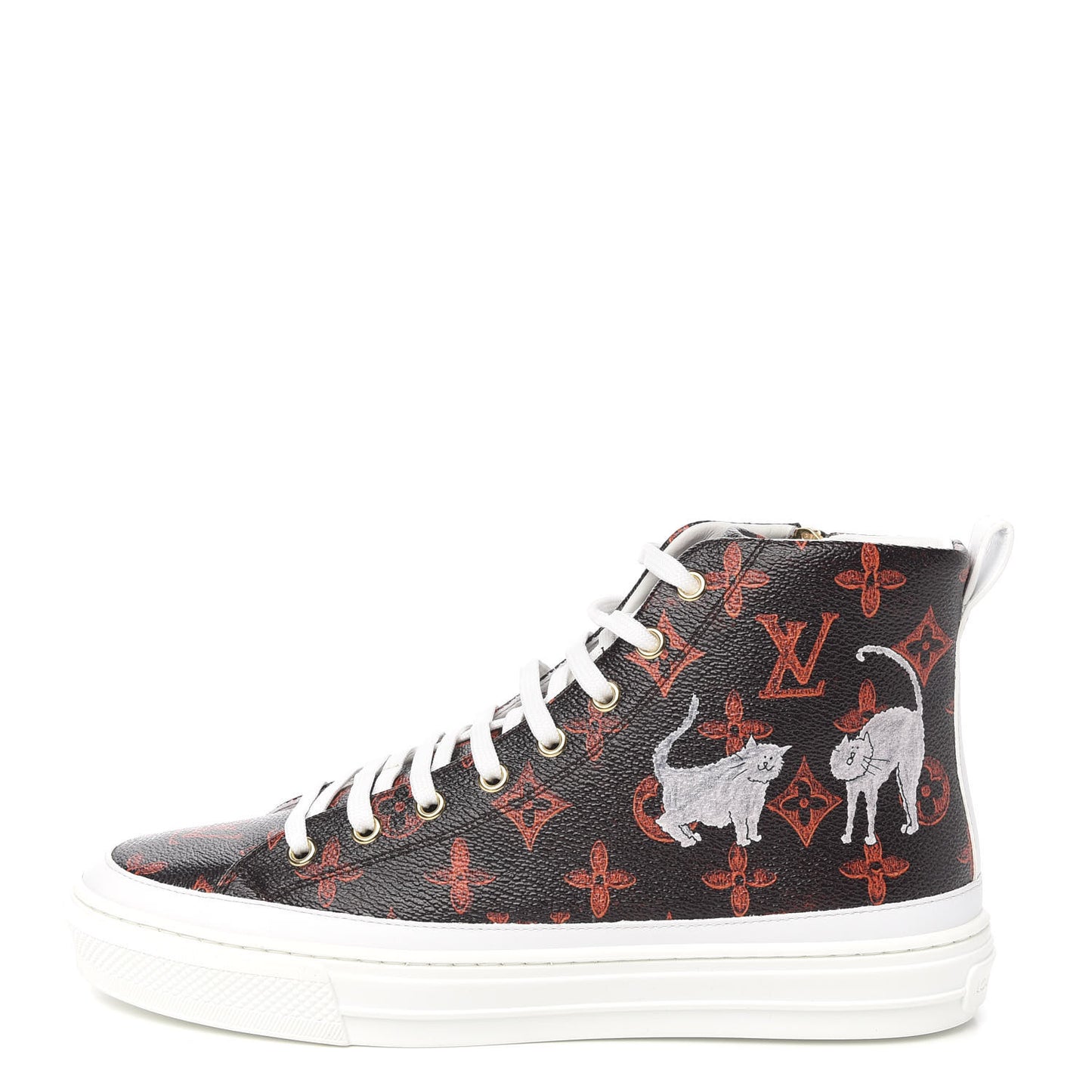Catogram Stellar Sneaker Boots 40 Marron