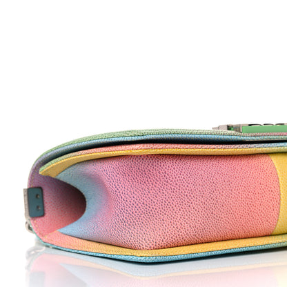 Chanel Caviar Quilted Medium Cuba Rainbow Boy Flap Multicolor 8 of 10