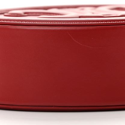 Celine Smooth Calfskin Cuir Triomphe Oval Purse Crossbody Red 9 of 14