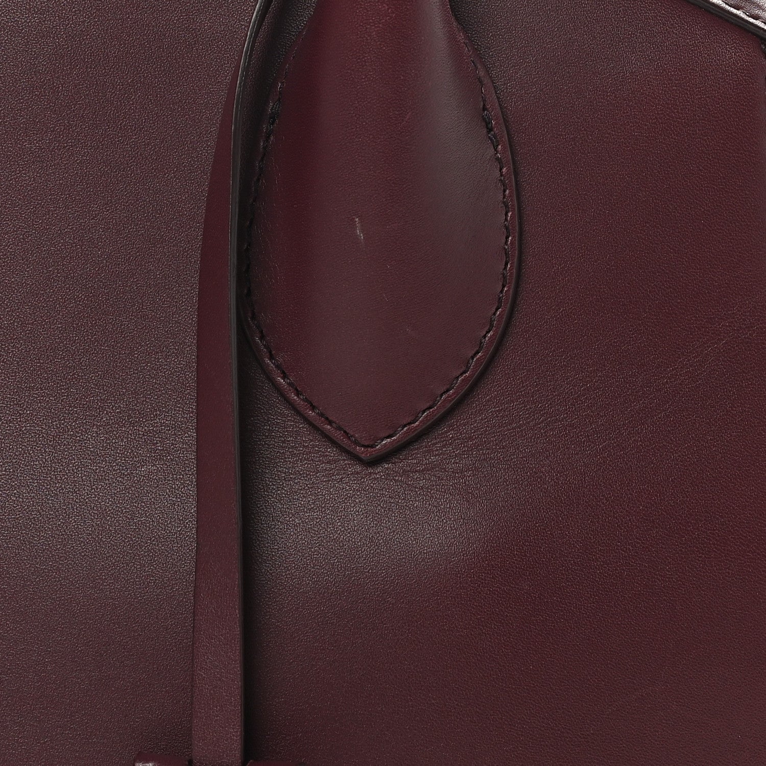 Salvatore Ferragamo Calfskin Fiamma Bag Rouge Black 10 of 11