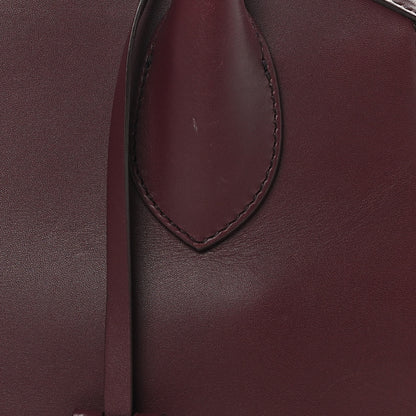 Salvatore Ferragamo Calfskin Fiamma Bag Rouge Black 10 of 11