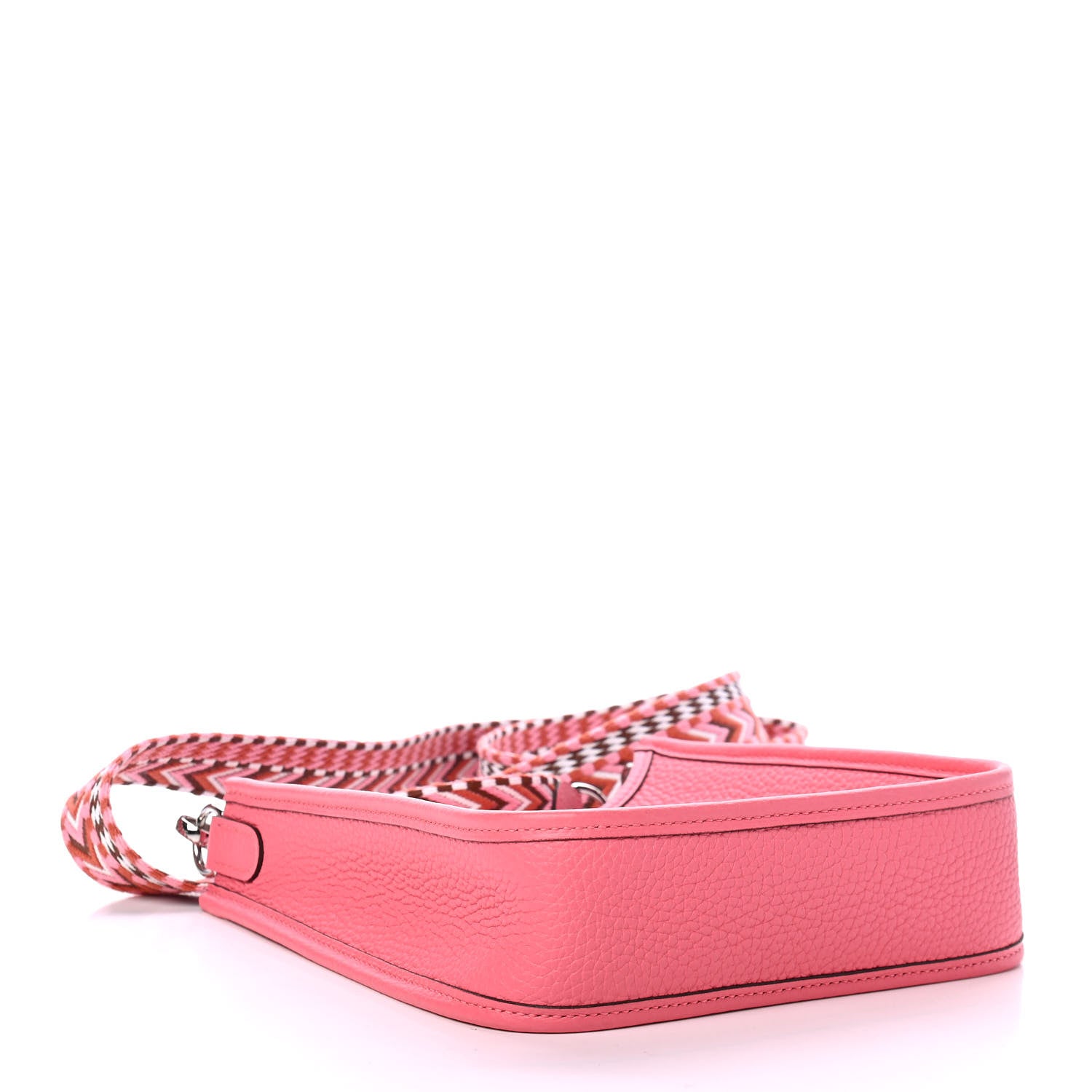 Hermes Taurillon Clemence Allegro Evelyne TPM Rose Azalee Rose Confetti 3 of 4