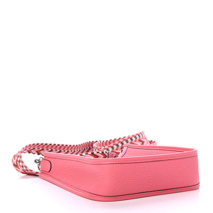 Hermes Taurillon Clemence Allegro Evelyne TPM Rose Azalee Rose Confetti 3 of 4