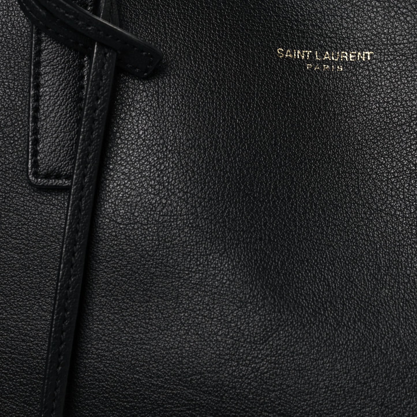 Calfskin Large Shopping Tote Black