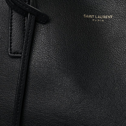 Saint Laurent Calfskin Large Shopping Tote Black 8 of 16
