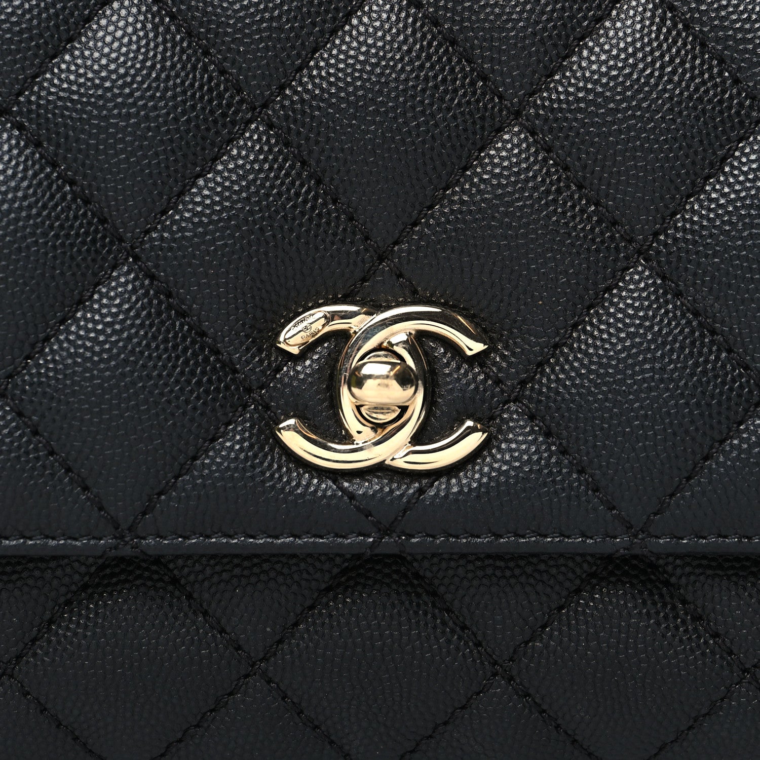 Chanel Caviar Quilted Extra Mini Coco Handle Flap Black 8 of 11